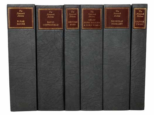 The Nonesuch Dickens 6-Volume Boxed Set: Bleak House; Christmas Books; David Copperfield; Great Expectations / Hard Times; Nicholas Nickleby; Oliver Twist (A Facsimile Edition of the 1930s Nonesuch Dickens)