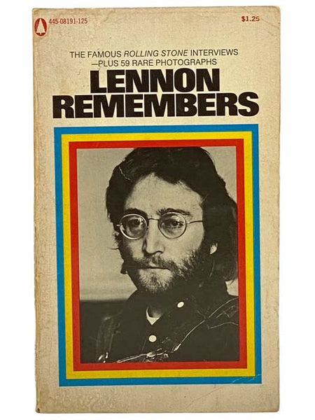 Lennon Remembers: The Rolling Stone Interviews--Plus 59 Rare Photographs