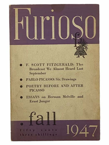 Furioso, Fall 1947, Vol. III, No. I [Volume 3, Number 1]