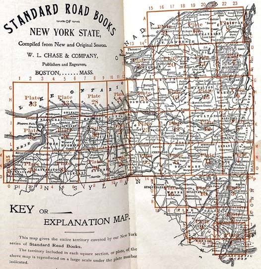 The Standard Road-Book of New York State. Complete Road-Maps, Showing Quality of the Roads. Together with the Principal Routes Throughout the State. ("Good Roads")