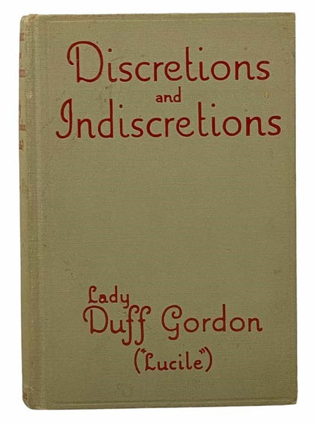 Discretions and Indiscretions