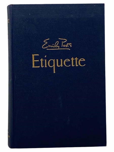 Etiquette: The Blue Book of Social Usage