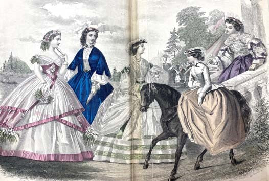 Godey's Lady's Book: Vols. LXII & LXIII [Volumes 62 and 63], Comprising January - December, 1861