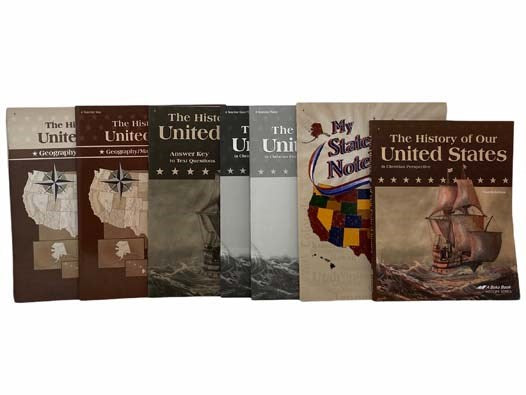 The History of Our United States in Christian Perspective 7-Volume Classroom Set: 4th Grade History Curriculum - Fourth Edition (The History of Our United States in Christian Perspective Textbook; My State Notebook; Quizzes and Tests; Teacher Quiz Test K…
