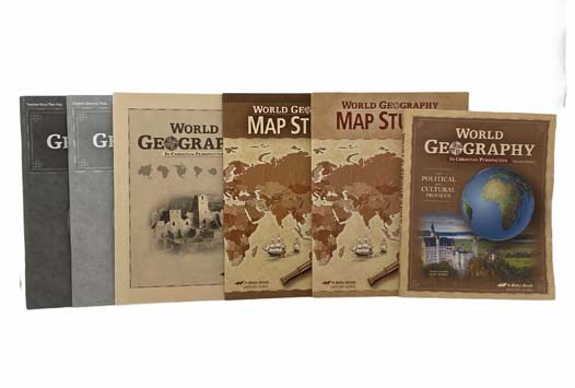 World Geography in Christian Perspective with Political and Cultural Profiles 6-Volume Set: Abeka 9th Grade World History Curriculum - Second Edition (World Geography in Christian Perspective with Political and Cultural Profiles Textbook; World Geography…