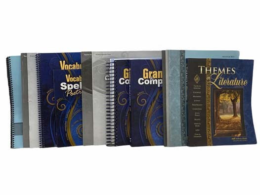 Themes in Literature: Abeka 9th Grade English Curriculum 14-Volume Set - Fourth Edition (Themes in Literature Textbook; Answer Key; Quizzes/Tests; Teacher Quiz/Test Key; Grammar & Composition Work-Text III; Teacher Key; Student Quizzes/Tests; Teacher Qui…