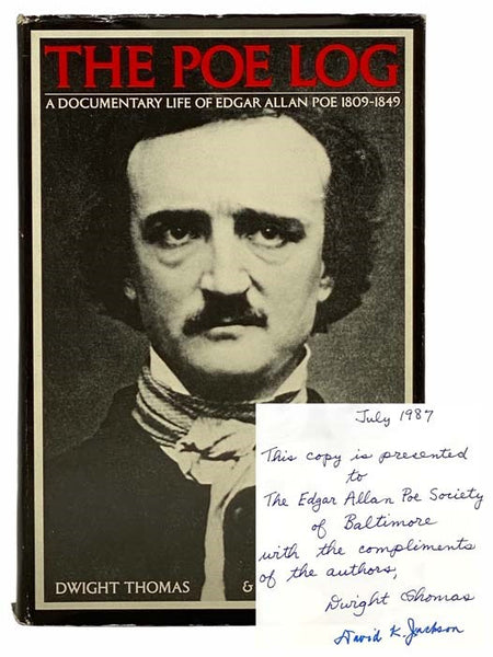 The Poe Log: A Documentary Life of Edgar Allan Poe, 1809-1849 (American Authors Log Series)