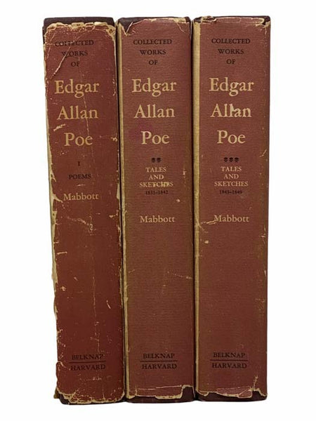Collected Works of Edgar Allan Poe, in Three Volumes: Volume I: Poems; Volume II: Tales and Sketches, 1831-1842; Volume III; Tales and Sketches, 1843-1849
