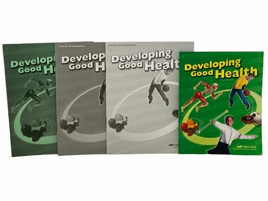 Developing Good Health: Third Edition - Abeka 4th Grade Health Curriculum 4-Volume Set (Developing Good Health Textbook; Quizzes, Tests, And Worksheets; Quiz, Text, and Worksheet Key; Answer Key)