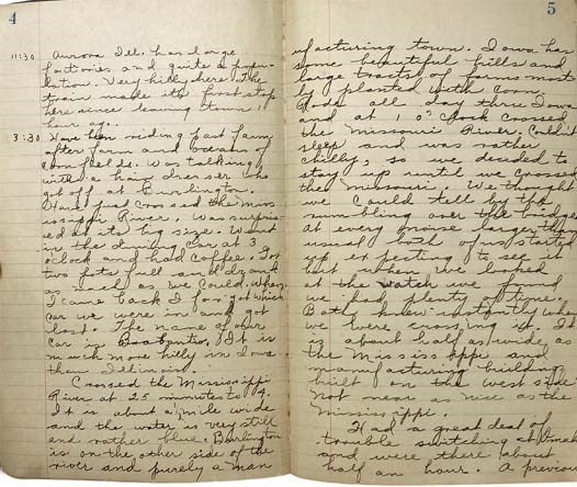 School Scrapbook (1921) and Manuscript Journal of Colorado Trip by Edna Wall (1920) with Original Photographs and Ephemera