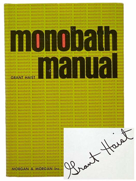 Monobath Manual