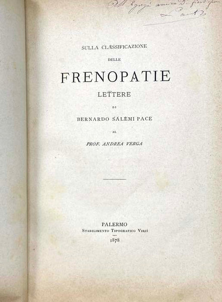 Bound Volume of 11 Italian Medical Pamphlets and Offprints, with Emphasis on Experimental Physiology, 1878-86: Le Cortecce di China Nella Farmacia Fino ad Oggi e la Ragione della Preparazione dell'Eclemma Chinacea...; Gli Ospedali e il Darwinismo; Analis…