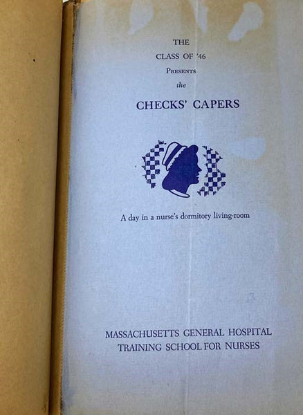1930s and '40s Nurse's Scrapbook with Photographs, News Clippings, and Ephemera Related to Massachusetts General Hospital