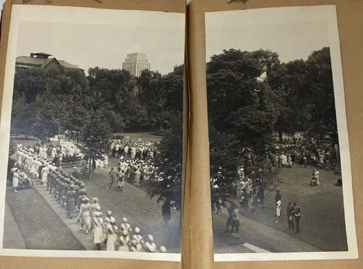 1930s and '40s Nurse's Scrapbook with Photographs, News Clippings, and Ephemera Related to Massachusetts General Hospital