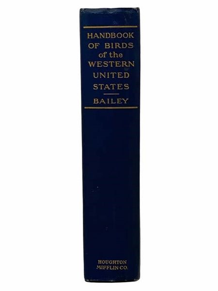 Handbook of Birds of the Western United States, Including the Great Plains, Great Basin, Pacific Slope, and Lower Rio Grande Valley