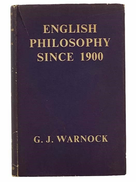 English Philosophy Since 1900 (The Home University Library of Modern Knowledge, No. 234)