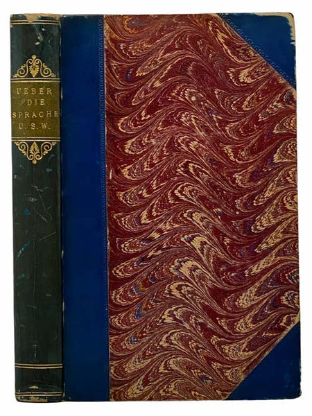 Bound Volume of 7 Pamphlets by German Philologists: Goethe und die Erzahlungskunst; Chaucer in seinen Beziehungen zur italienischen Literatur.; Uber den Ursprung der Sprache; Verzeichniss von Werken aus dem Gebiete der Sprachforschung, Erschienen in Ferd…