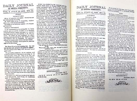Daily Journal of Oneida Community, Volumes 1-3; The O.C. Daily, Volumes 4-5 (The American Utopian Adventure, Series Two)
