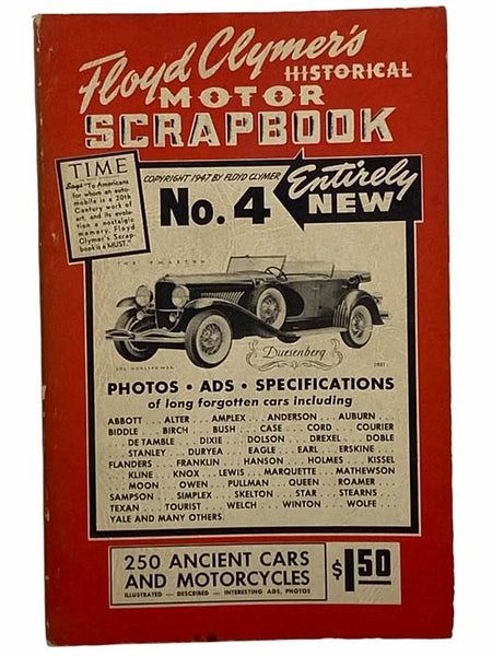 Floyd Clymer's Historical Motor Scrapbook, Number 4