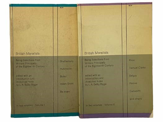 British Moralists: Being Selections from Writers Principally of the Eighteenth Century, in Two Volumes