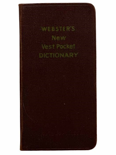 Webster's New Vest-Pocket Dictionary of the English Language