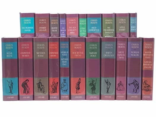 The Oxford Illustrated Dickens: The Pickwick Papers; David Copperfield; Bleak House; A Tale of Two Cities; Oliver Twist; Nicholas Nickleby; Dombey and Son; The Old Curiosity Shop; Martin Chuzzlewit; Our Mutual Friend; Christmas Stories; Sketches by Boz; …