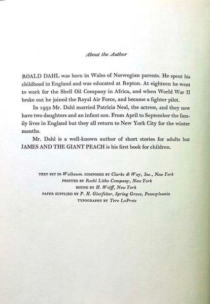 James and the Giant Peach: A Children's Story