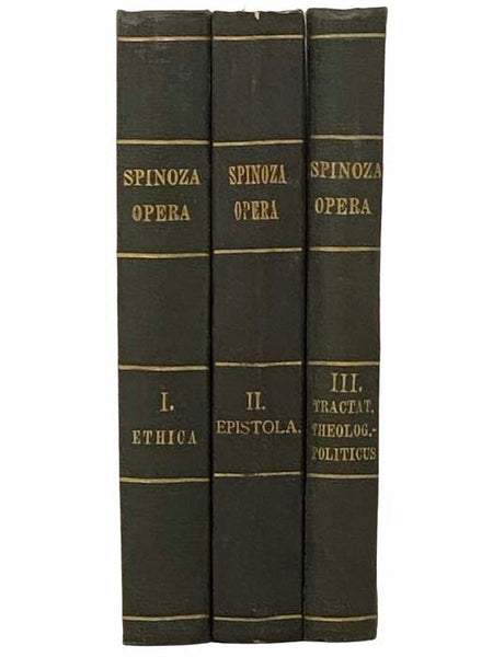 Benedicti de Spinoza, Opera Quae Supersunt Omnia. Editio Stereotypa. in Three Volumes