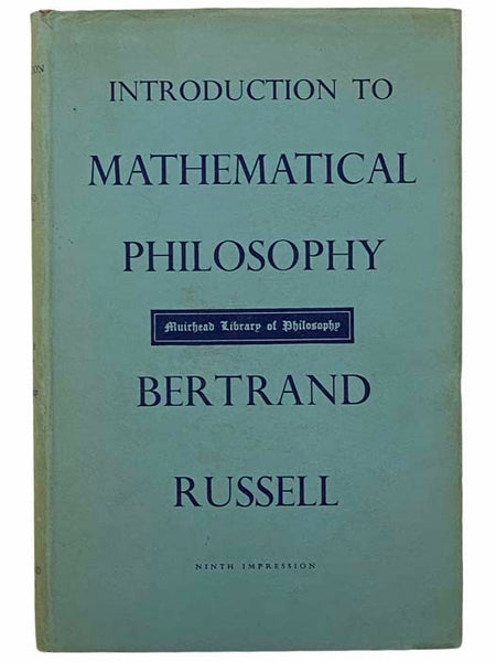 Introduction to Mathematical Philosophy (Muirhead Library of Philosophy)