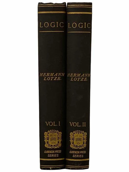 Logic in Three Books of Thought, of Investigation and of Knowledge, in Two Volumes (Clarendon Press Series)