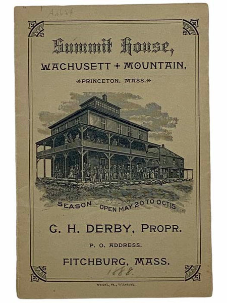Summit House, Wachusett Mountain, Princeton, Mass.