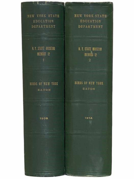 Birds of New York, Complete in Two Volumes (New York State Education Department, Memoir 12) [with] Birds of New York Portfolio [with] Birds We Know
