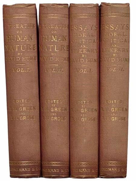 The Philosophical Works of David Hume, in Four Volumes: A Treatise on Human Nature and Dialogues Concerning Natural Religion., in Two Volumes [with] Essays Moral, Political, and Literary., in Two Volumes.