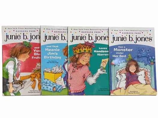 Junie B. Jones, 4 Volume Set: And the Yucky Blucky Fruitcake; And That Meanie Jim's Birthday; Loves Handsome Warren; Has a Monster Under Her Bed