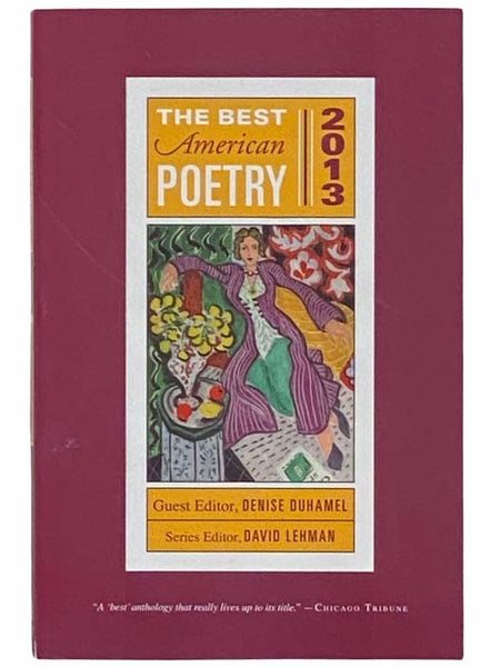 The Best American Poetry 2013