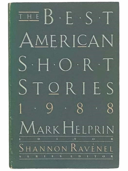 Best American Short Stories 1988