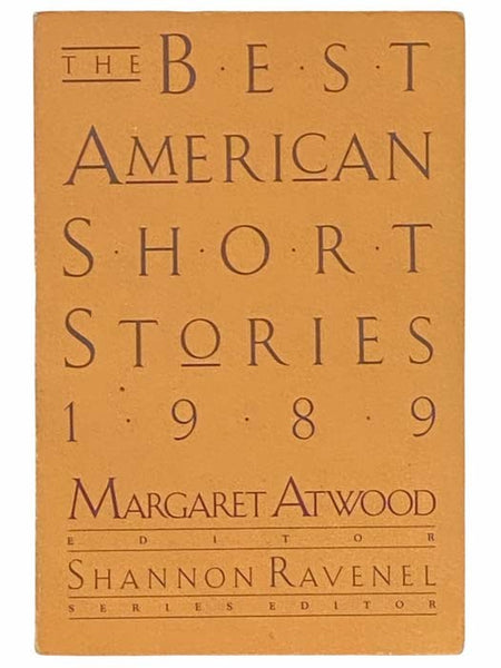 The Best American Short Stories 1989
