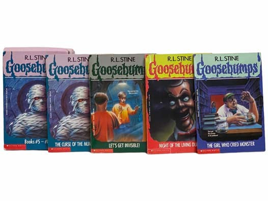 Goosebumps Box Set, Books #5 - #8: The Curse of the Mummy's Tomb; Let's Get Invisible!; Night of the Living Dummy; The Girl Who Cried Monster