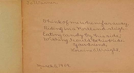 Autograph Album, Circa Early 1900s