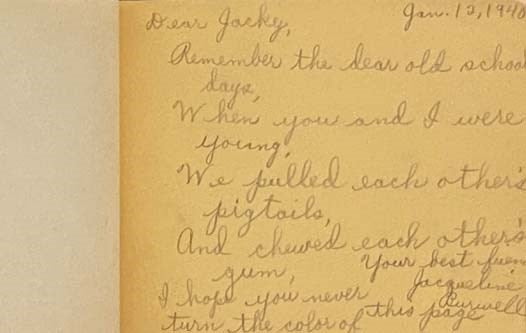 Autograph Album, Circa Early 1900s