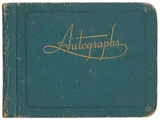 Autograph Album, Circa Early 1900s