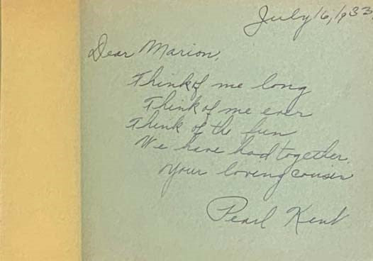 Autograph Album, Circa Early 1900s