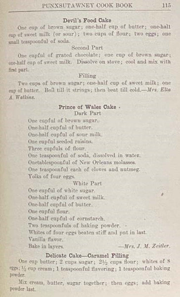 The Punxsutawney Cook Book of Tested Recipes [Cookbook]