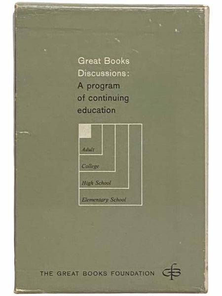 The Great Books Discussion Program, Adult Series: Set Three Box Set: Freud: Civilization and Its Discontents / Dostoyevsky: Notes from Underground; Mann: Death in Venice / Aeschylus: Oresteia; Thucydides: The Peloponnesian War; Aristophanes: Peace; The B…