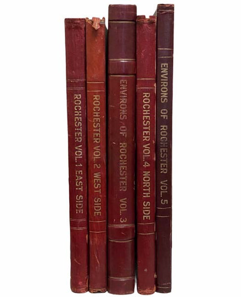 Plat Book of Rochester, N.Y., in Five Volumes: Volume 1. East Side; Volume 2: West Side; Volume 3: Environs; Volume 4: North Side; Volume 5: Environs [New York]