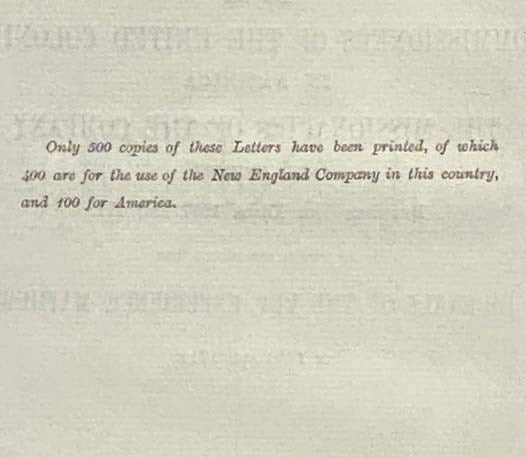 Some Correspondence between the Governors and Treasurers of the New England Company in London and the Commissioners of the United Colonies in America, the Missionaries of the Company, and Others between the Years 1657 and 1712, to which are Added the Jou…