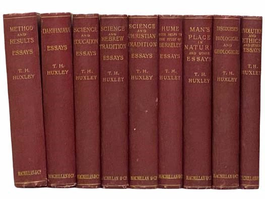 Collected Essays, Complete in Nine Volumes: Vol. I. Method and Results; Vol. II. Darwinian; Vol. III. Science and Education; Vol. IV. Science and Hebrew Tradition; Vol. V. Science and Christian Tradition; Vol. VI. Hume with Helps to the Study of Berkeley…