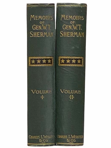 Personal Memoirs of Gen. W.T. Sherman. in Two Volumes [General William Tecumseh] (Shoulder Strap Edition)