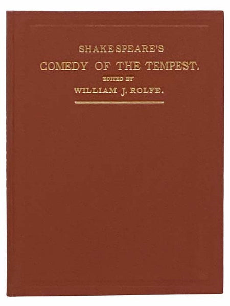 Shakespeare's Comedy of the Tempest (English Classics Series)