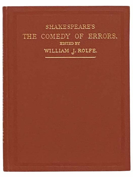Shakespeare's the Comedy of Errors (English Classics Series)